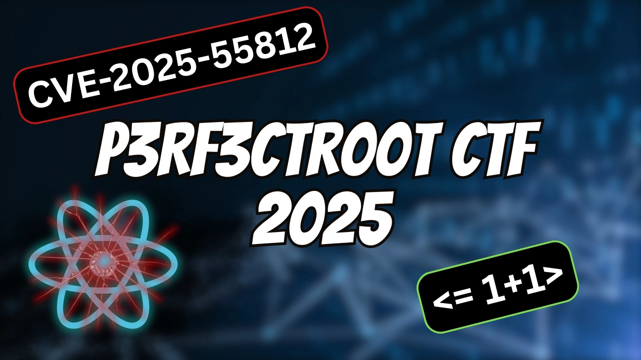 Cover for React2Shell Unauthenticated RCE (CVE-2025-55182) – Full Exploit Walkthrough | P3rf3ctR00t 2025 CTF