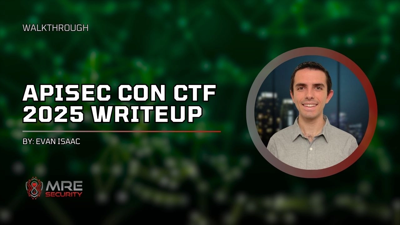Cover for APISEC Con CTF 2025 Writeup